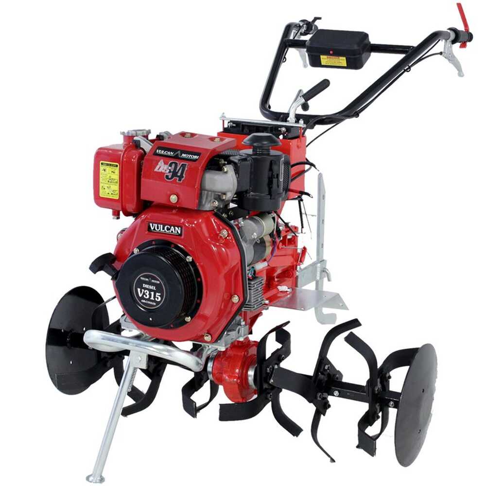 Diesse DS94 Motozappa diesel 7 HP Vulcan 296cc con Avviamento elettrico agri futura