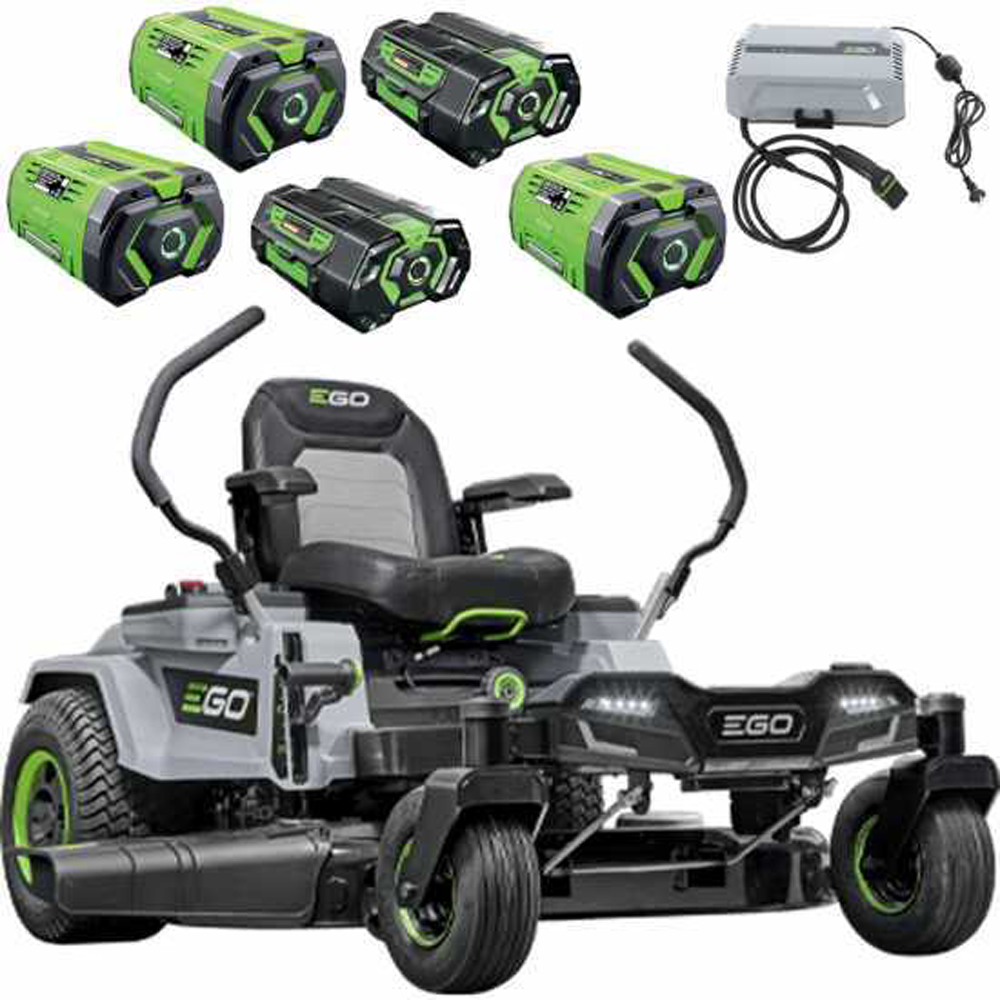 EGO ZT4201E-L Z6 - Trattorino tagliaerba a batteria 56V/40Ah - Raggio zero
