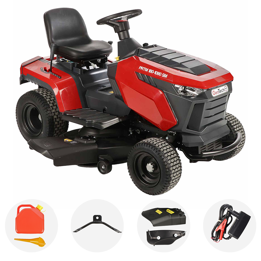 GeoTech Pro PRTM 180 1080 SM Trattorino tagliaerba Cambio meccanico Scarico laterale e Mulching agri futura