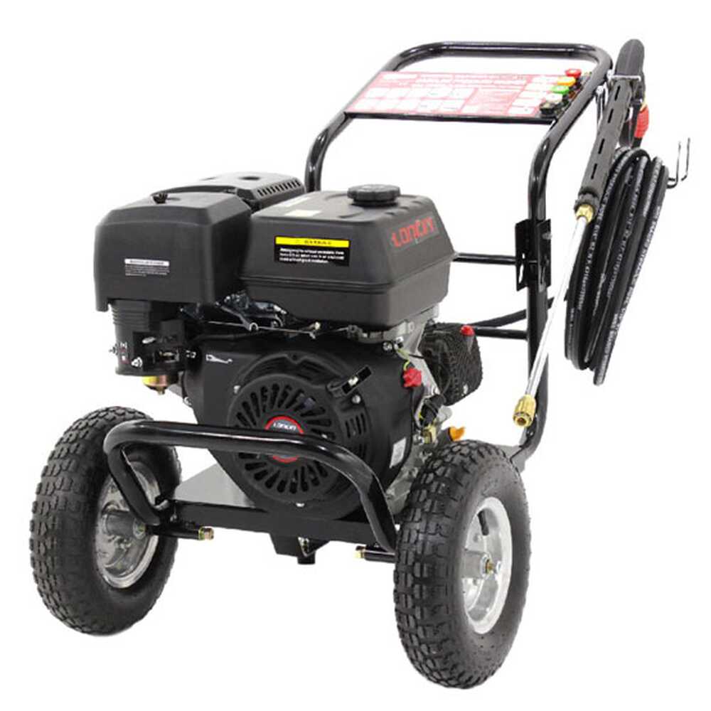 GeoTech-Pro PWP 17/250 ZW - Idropulitrice a scoppio - 248 bar - Motore Loncin a benzina 389cc