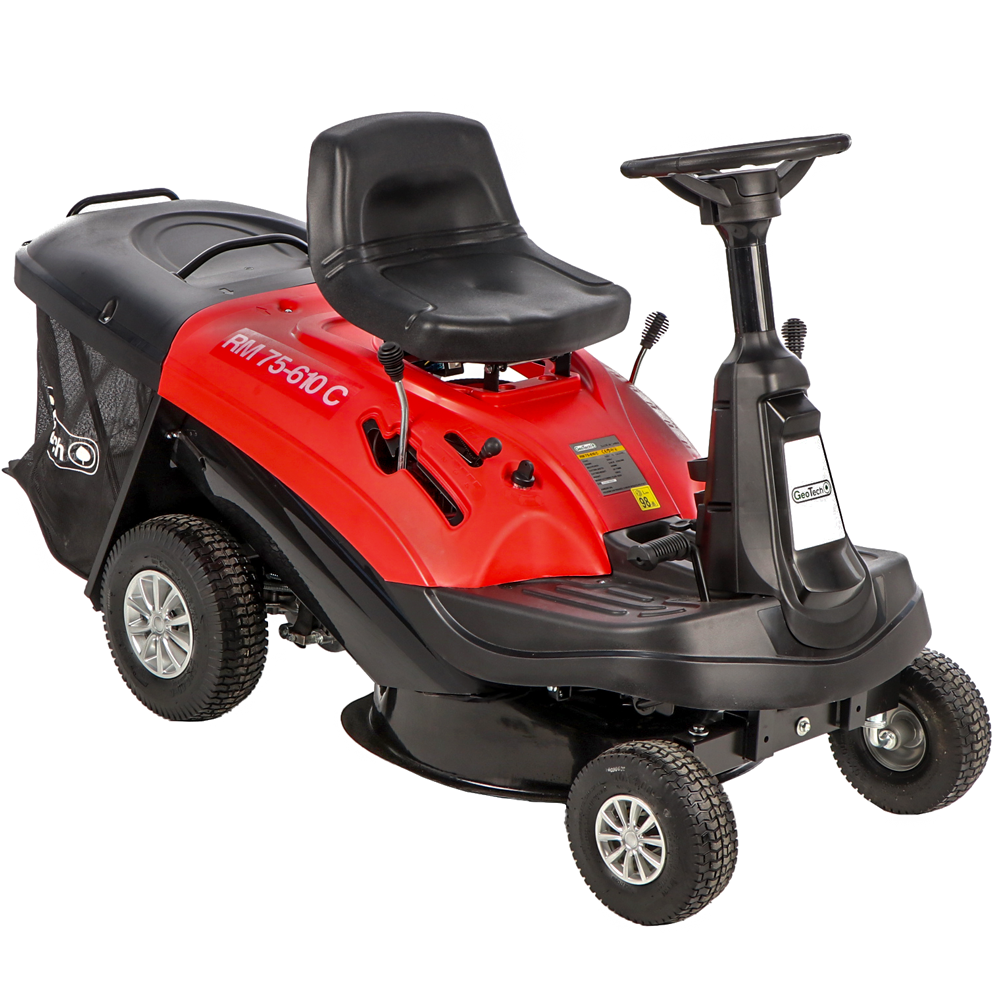 Geotech RM 75 610 C Trattorino tagliaerba mini rider Motore da 224cc Avviamento elettrico agri futura