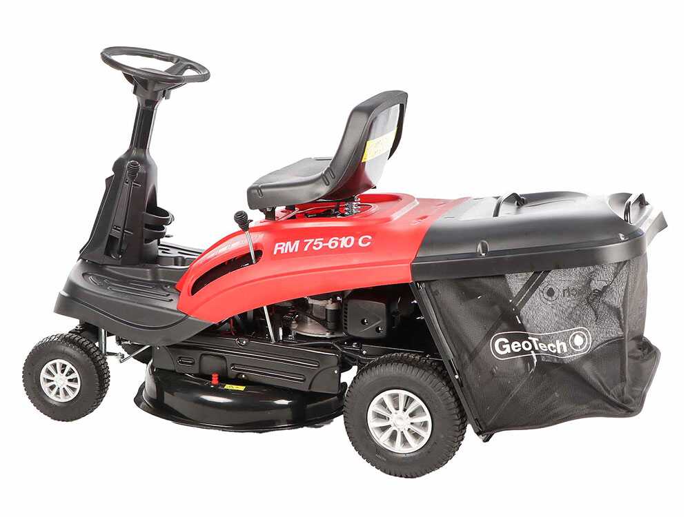 Geotech RM 75 610 C Trattorino tagliaerba mini rider Motore da 224cc Avviamento elettrico agri futura