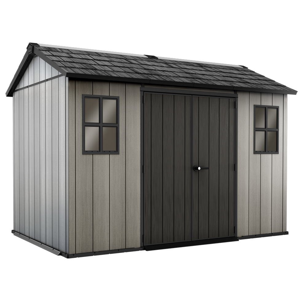Keter Oakland 1175 Casetta da giardino Con finestre frontali 350x229x254 cm agri futura