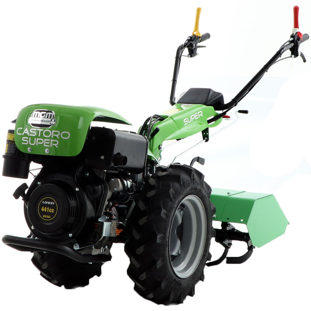 Lampacrescia MGM Castoro Super - Motocoltivatore diesel - Loncin D440F - 11HP
