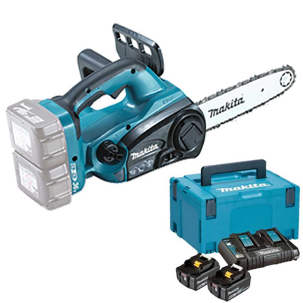 Makita DUC252Z - Elettrosega a batteria - 2 x 18V 5Ah - Lama da 25cm