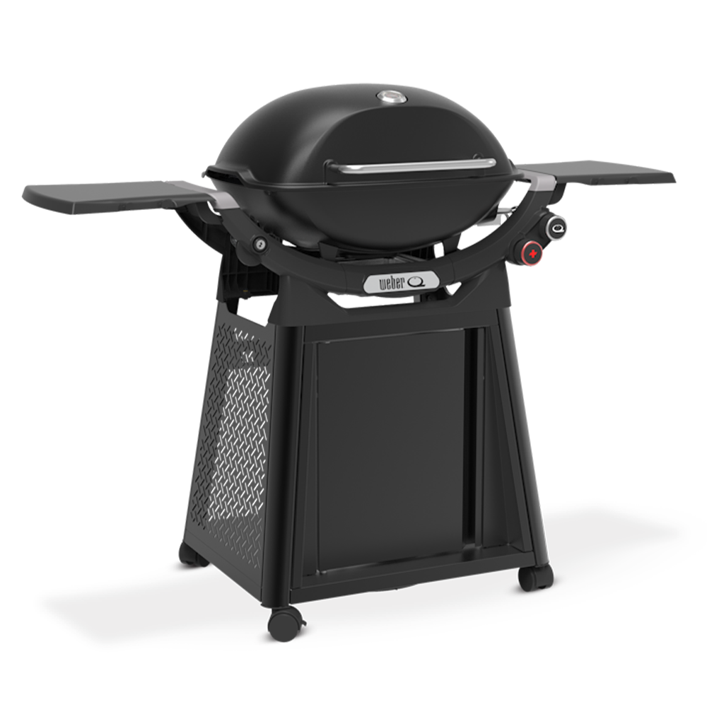 Weber Q3200N+ - Barbecue a gas con carrello Premium - Ripiani laterali